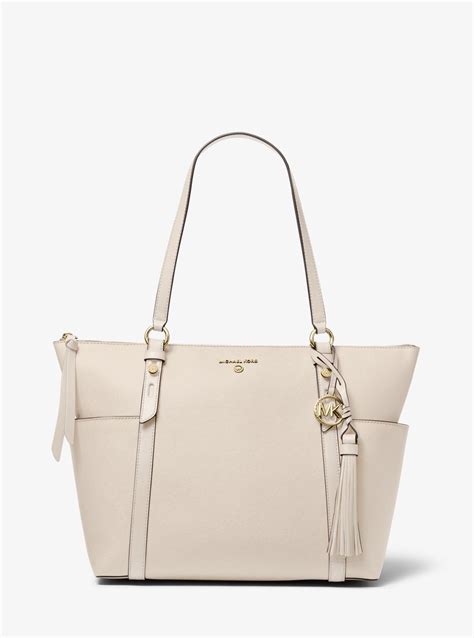 michael kors sullivan large saffiano leather top-zip tote bag|michael kors sullivan tote bag.